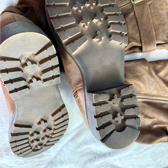 Torrid Brown Buckle Sweater Knee Boot (WW) - Picture 7 of 9